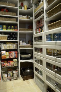 An organized pantry