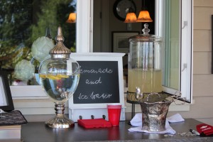 Water and Lemonade Station