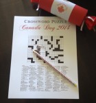 Crossword Puzzle - fastest to finish wins!